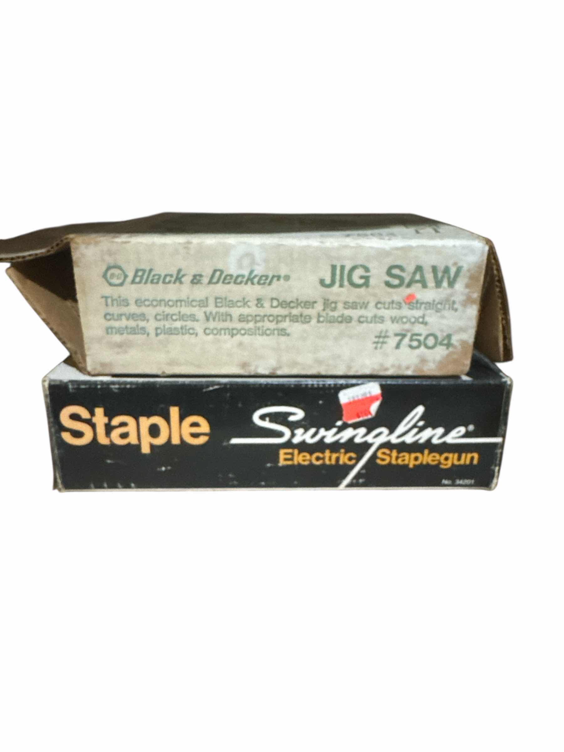 Photo 1 of JIG SAW AND ELECTRIC STAPLE GUN