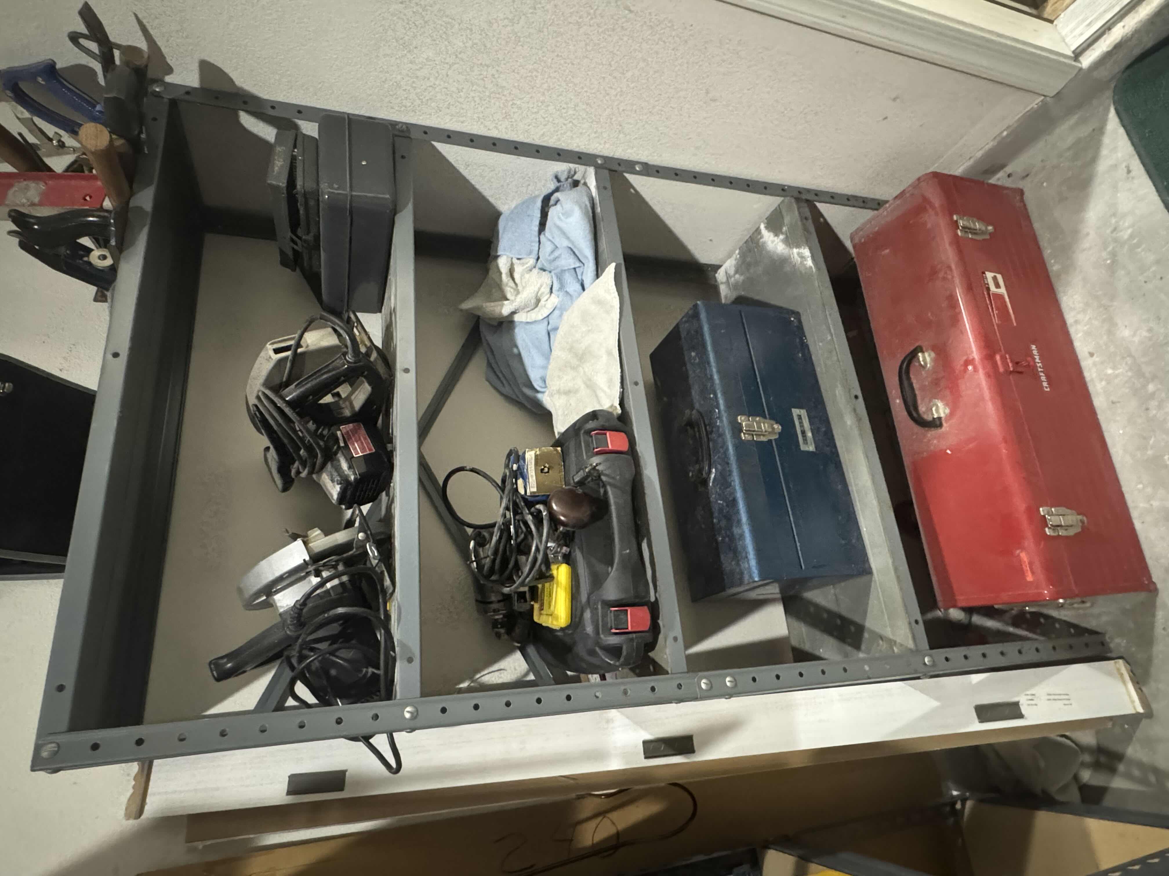 Photo 1 of METAL SHELF (CONTENTS NOT INCLUDED) 36” x 12” H 60”