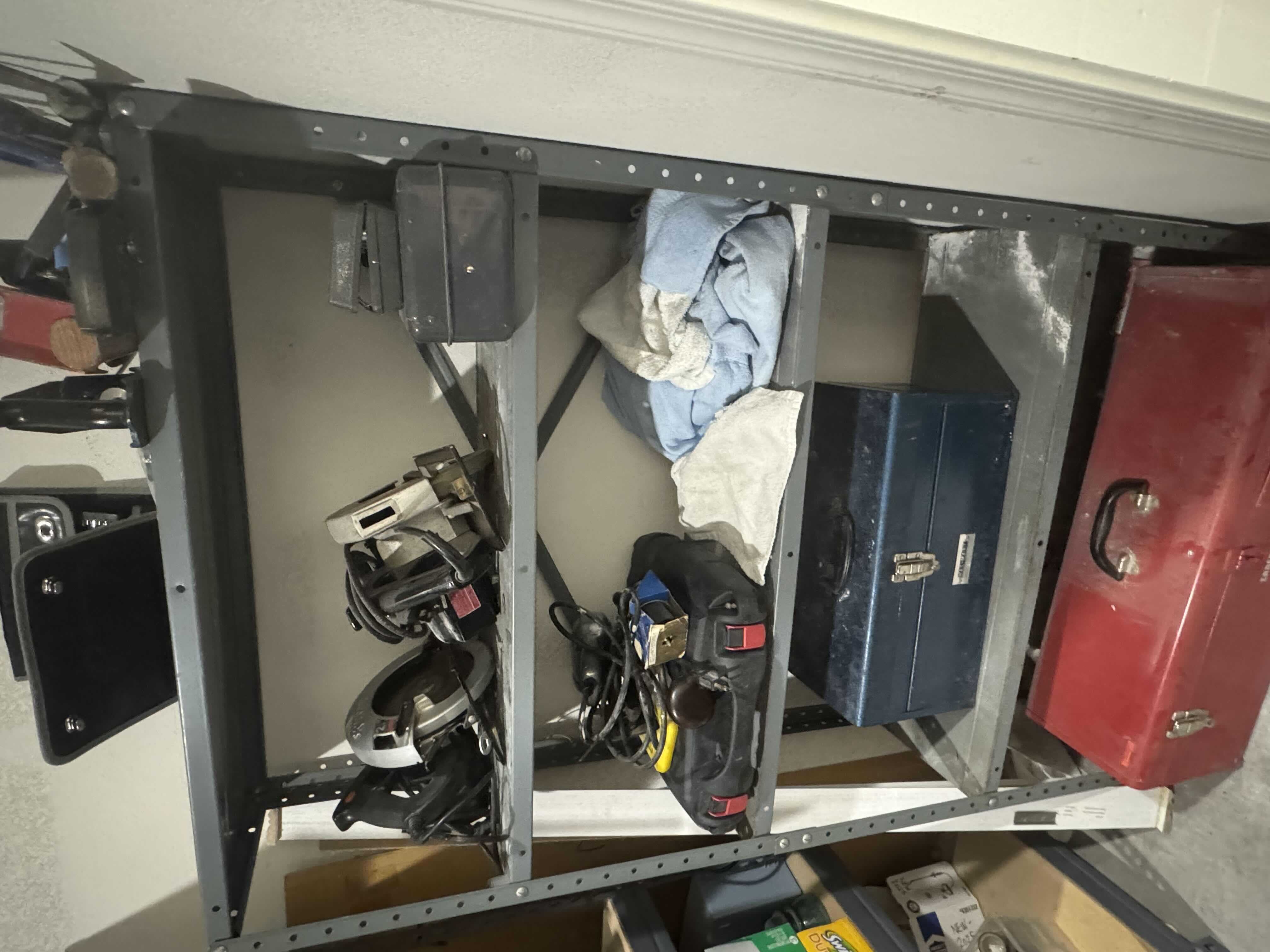 Photo 1 of METAL SHELF (CONTENTS NOT INCLUDED) 36” x 12” H 60”