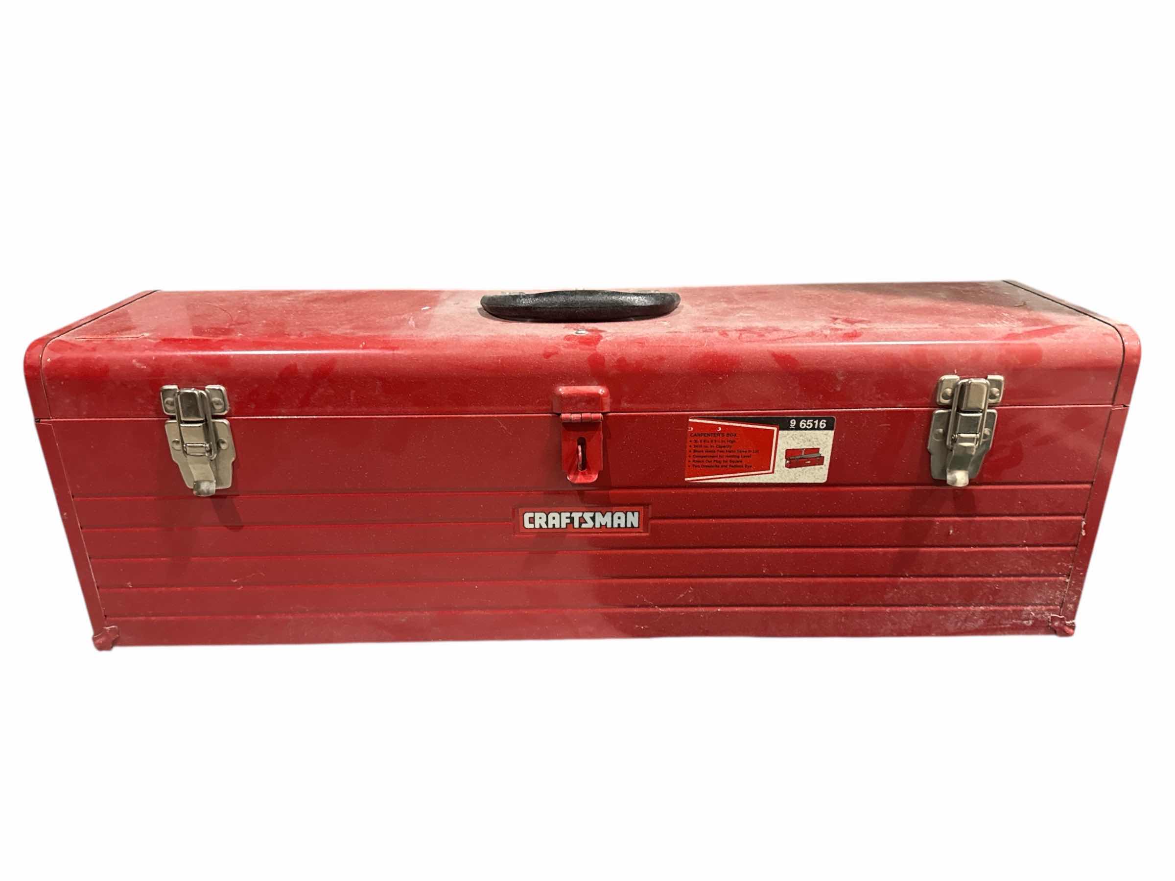 Photo 1 of CRAFTAMAN TOOLBOX WITH TOOLS INCLUDED