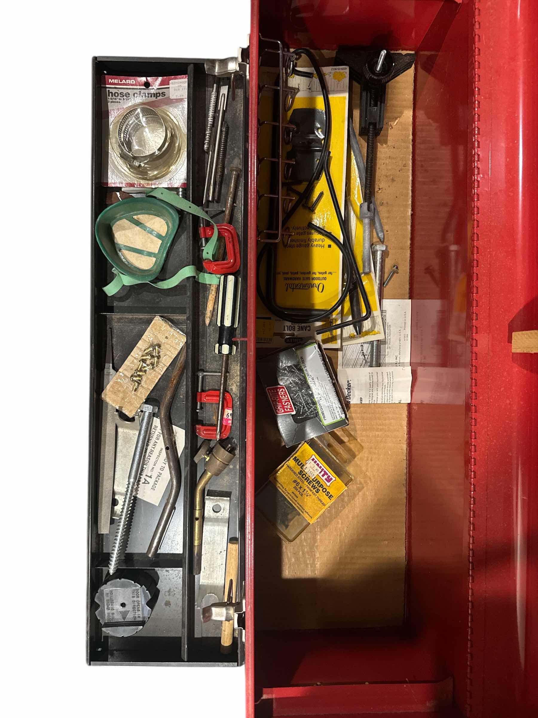 Photo 1 of CRAFTAMAN TOOLBOX WITH TOOLS INCLUDED