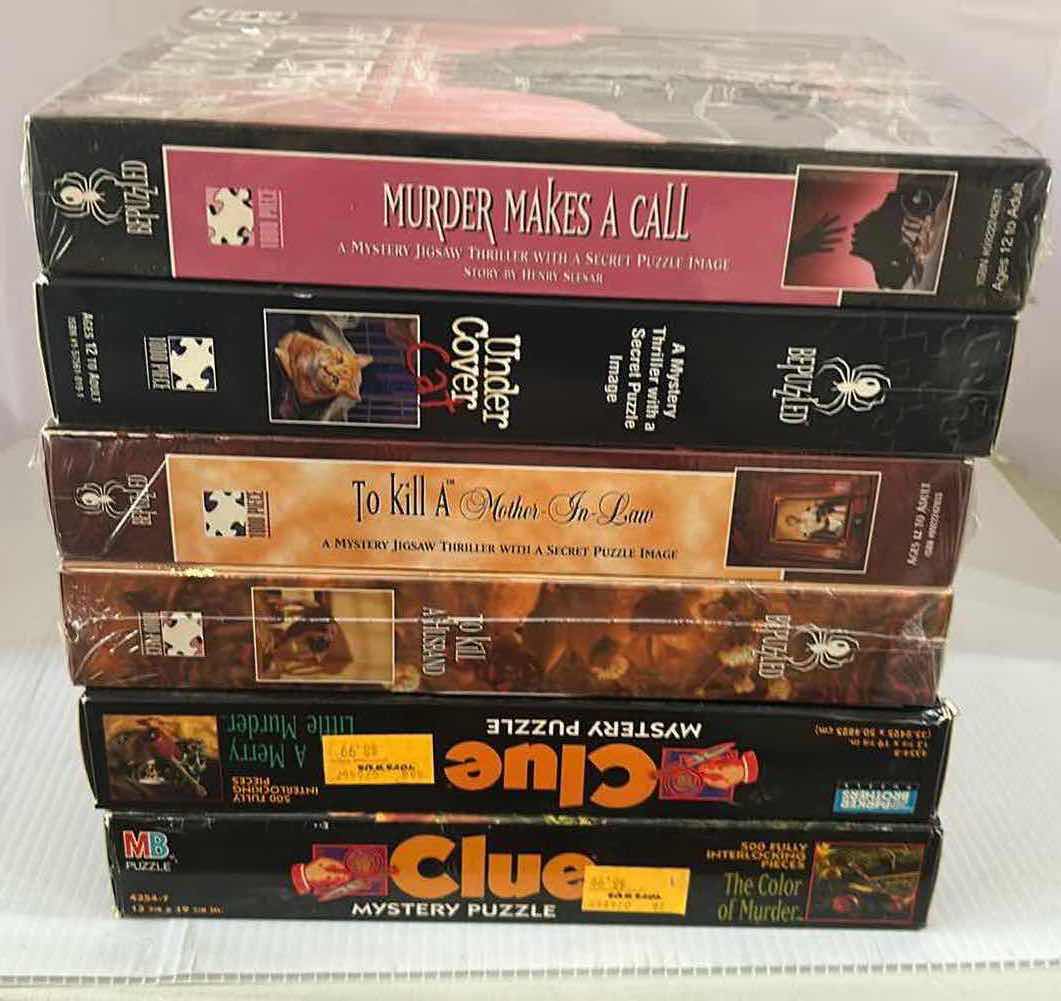 Photo 1 of 6- ASSORTED PUZZLES