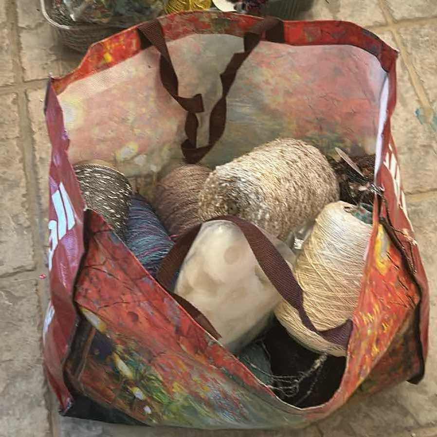 Photo 1 of CONTENTS OF BAG ASSORTED YARN