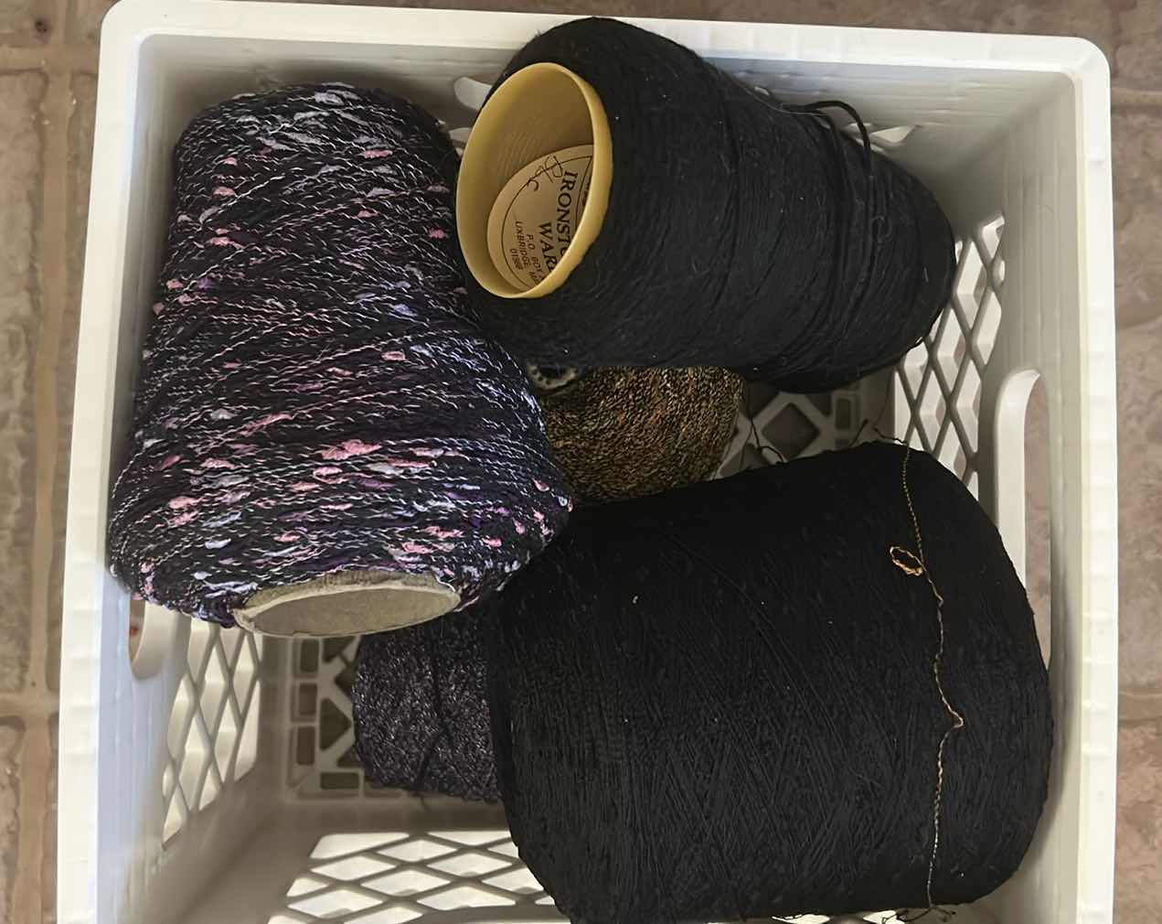 Photo 1 of CONTENTS OF CRATE 5 SPOOLS YARN