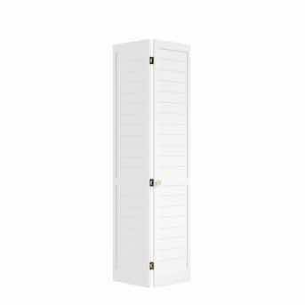 Photo 1 of NEW EIGHT DOORS LOUVER WHITE FINISH SOLID WOOD CORE BIFOLD DOOR 24” X 80”