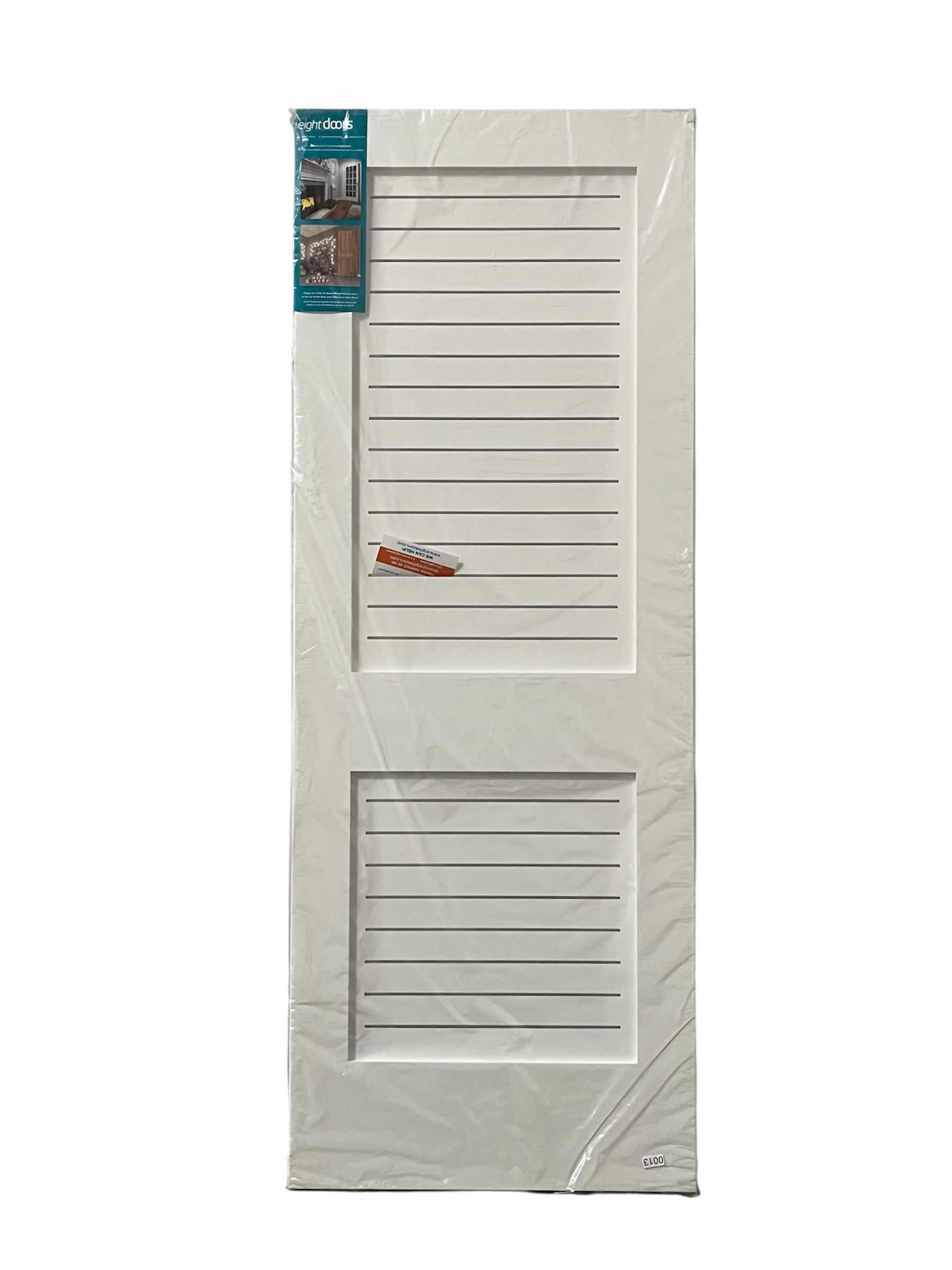 Photo 1 of NEW EIGHT DOORS WHITE FINISH FLAT LOUVER SOLID CORE INTERIOR DOOR SLAB 28” X 80”