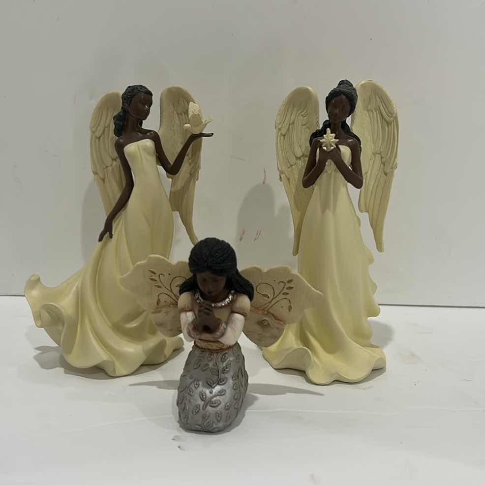 Photo 1 of ANGEL CERAMIC FIGURINES TALLEST 6.5”