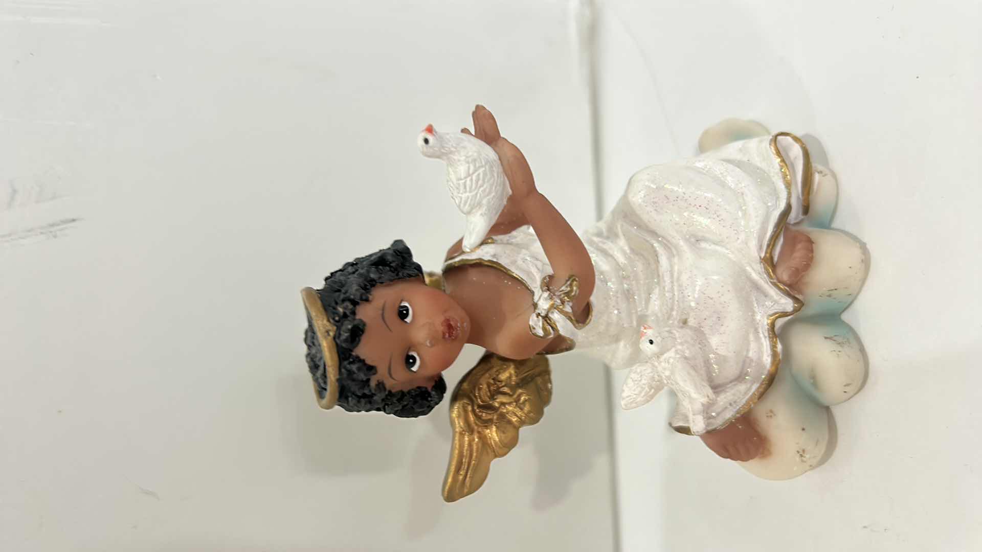 Photo 4 of 4 CERAMIC ANGEL FIGURES H4”