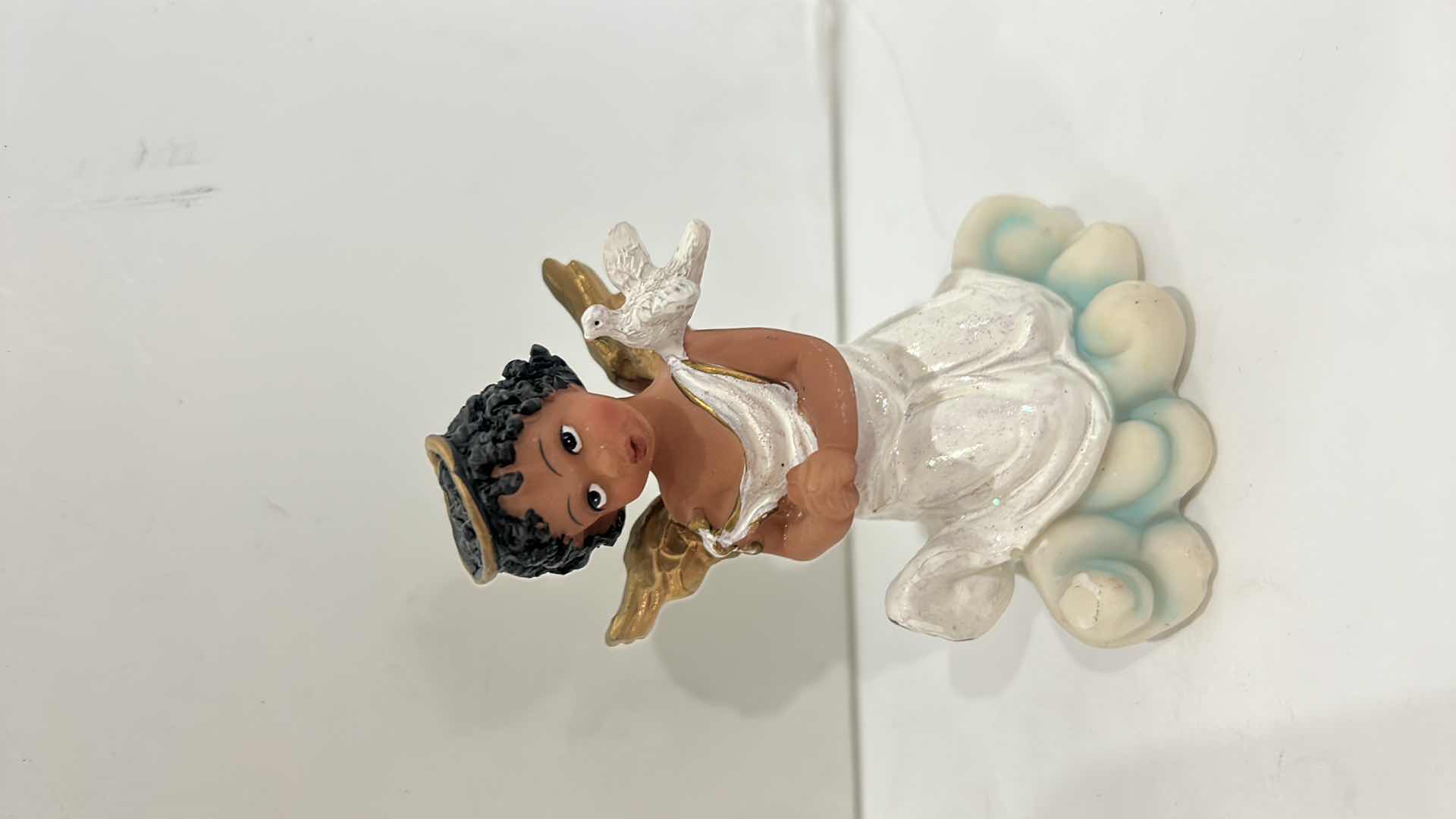 Photo 3 of 4 CERAMIC ANGEL FIGURES H4”