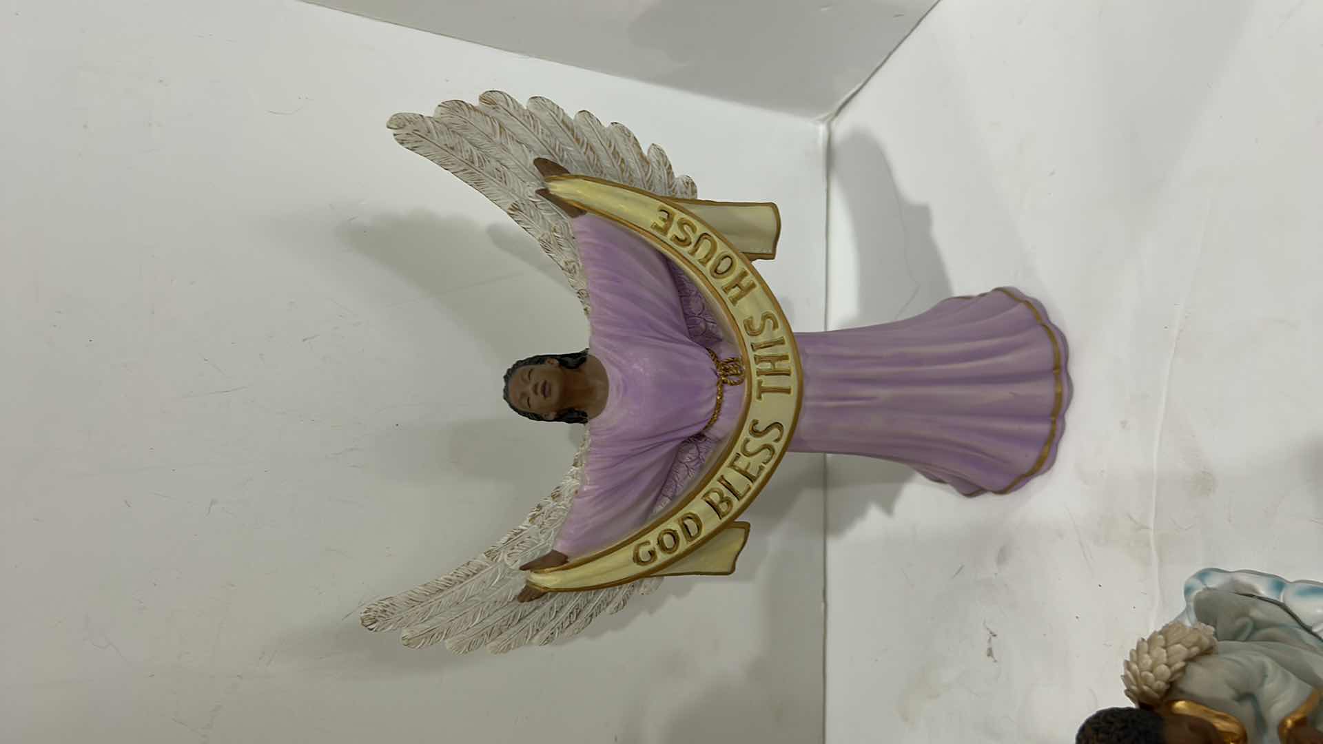 Photo 3 of 5 ANGEL FIGURINES TALLEST 9”