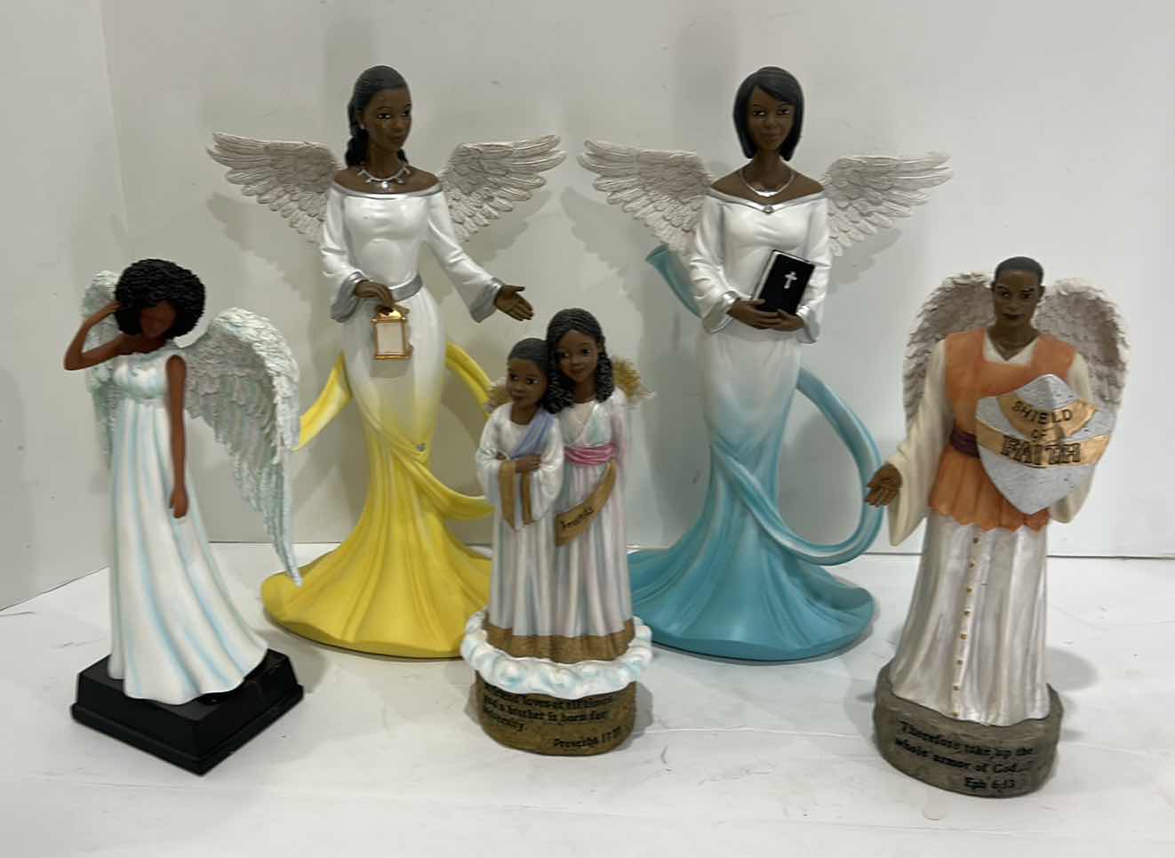 Photo 1 of 5 ANGEL FIGURINES TALLEST 12”