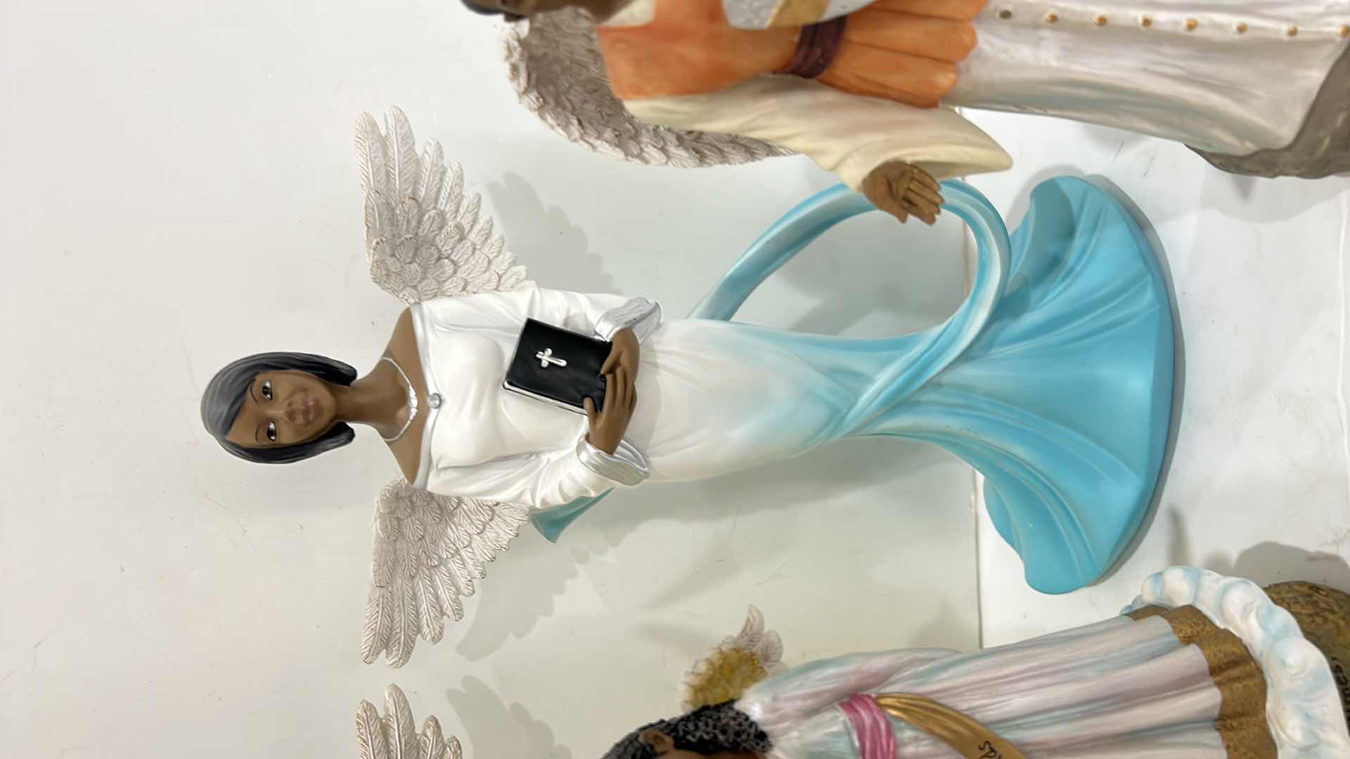 Photo 3 of 5 ANGEL FIGURINES TALLEST 12”