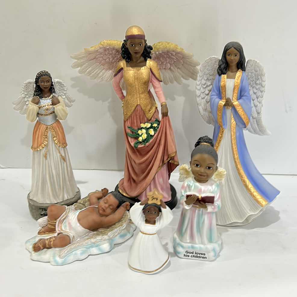 Photo 1 of ANGEL FIGURINE ASSORTMENT TALLEST 12”