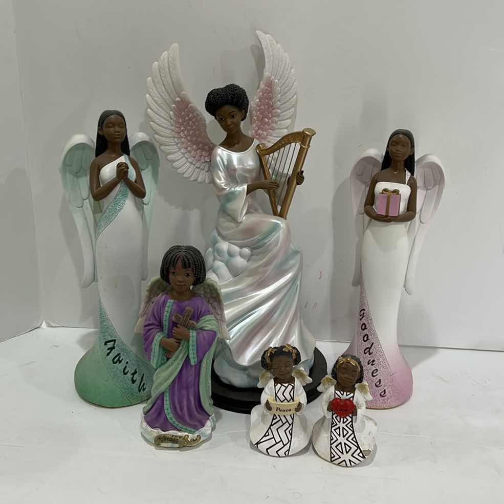 Photo 1 of ANGEL FIGURINE ASSORTMENT TALLEST 15”