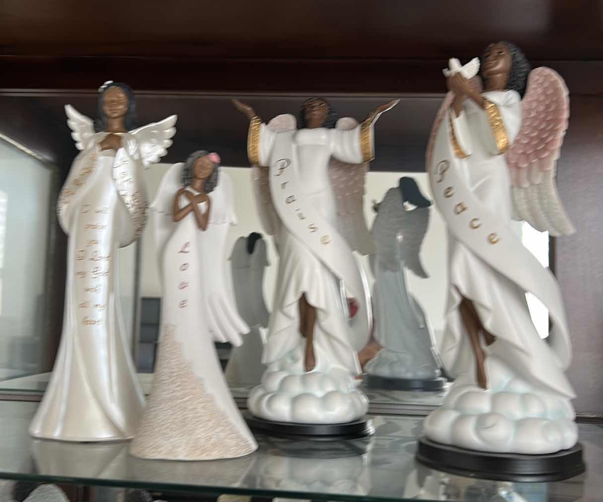 Photo 1 of ANGEL FIGURINE ASSORTMENT TALLEST 13”