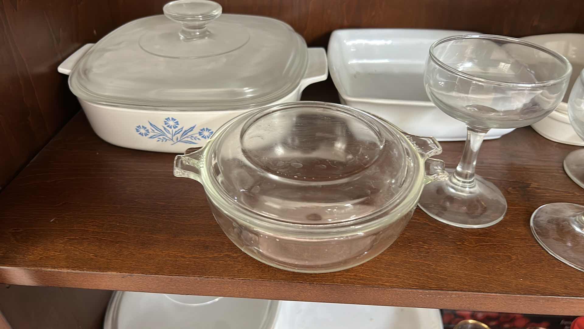 Photo 2 of CONTENTS OF CHINA CABINET- CORNING-WARE AND MORE
