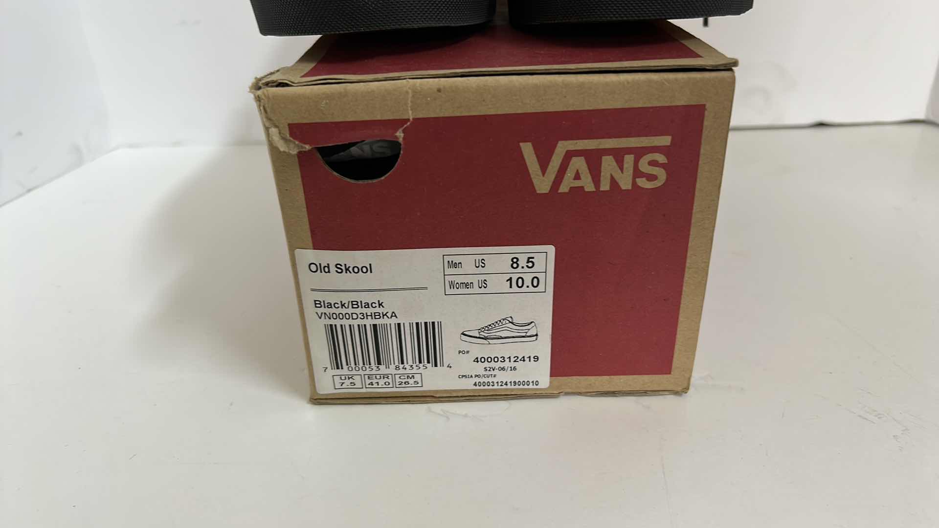 Photo 3 of VANS OFF THE WALL OLD SKOOL CANVAS SNEAKERS WOMEN SIZE 10.5 MEN SIZE 9