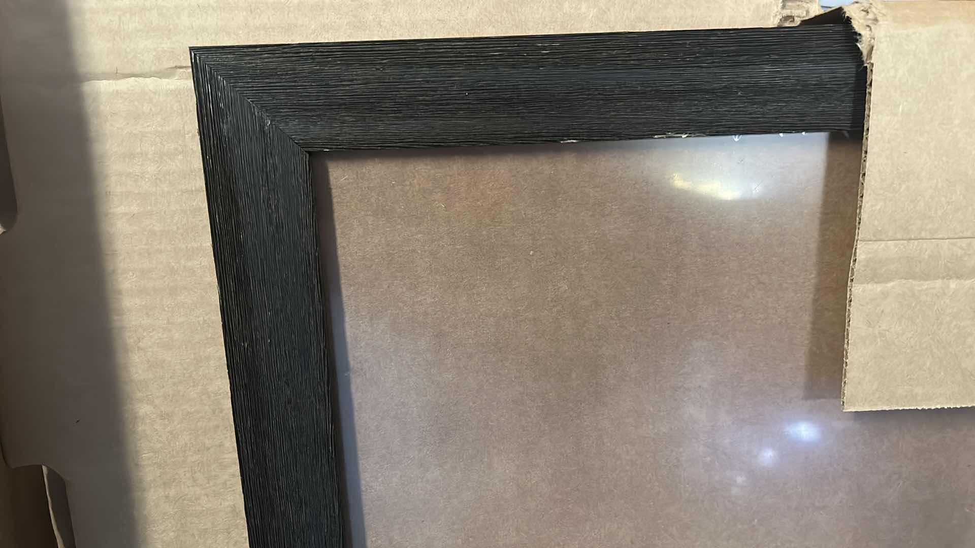 Photo 3 of 2 NEW CRAIG FRAMES INC BLACK TEXTURED WOOD 26 1/2” x 39”