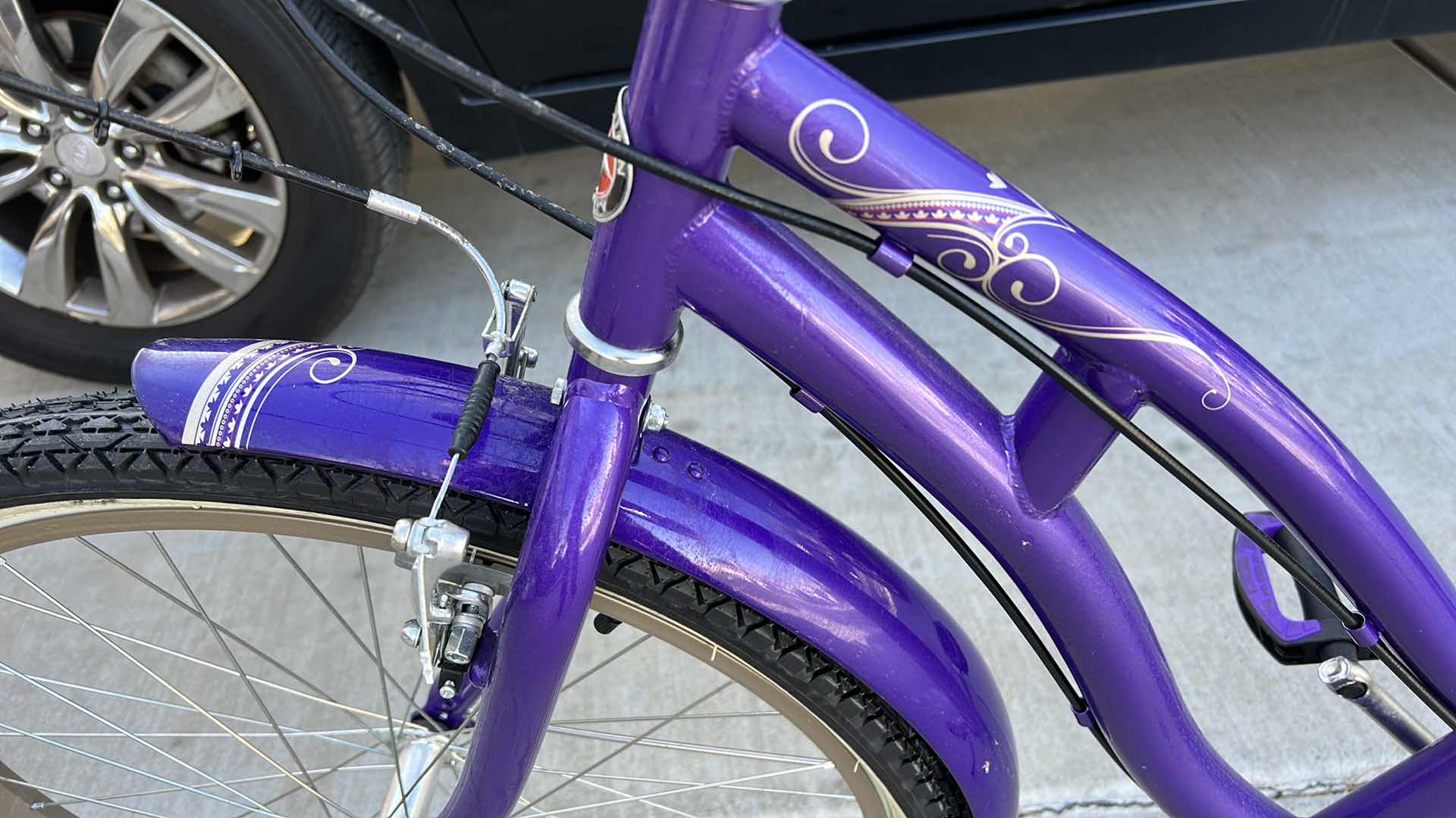 Photo 9 of WOMENS SCHWINN 7 GEAR PURPLE BIKE