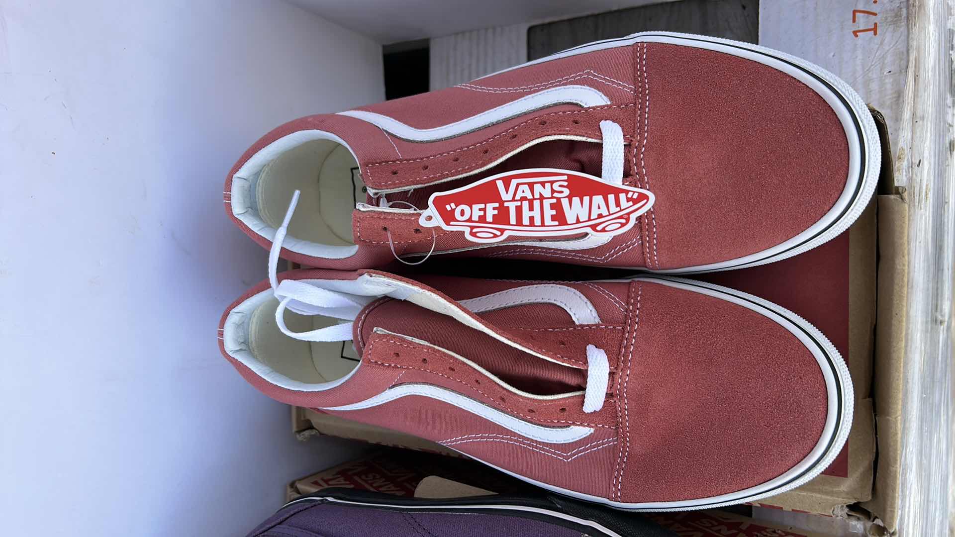 Photo 2 of 2 PAIR OLD SKOOL OFF THE WALL VANS MEN 9 and 9.5 WOMEN 10 and 10.5