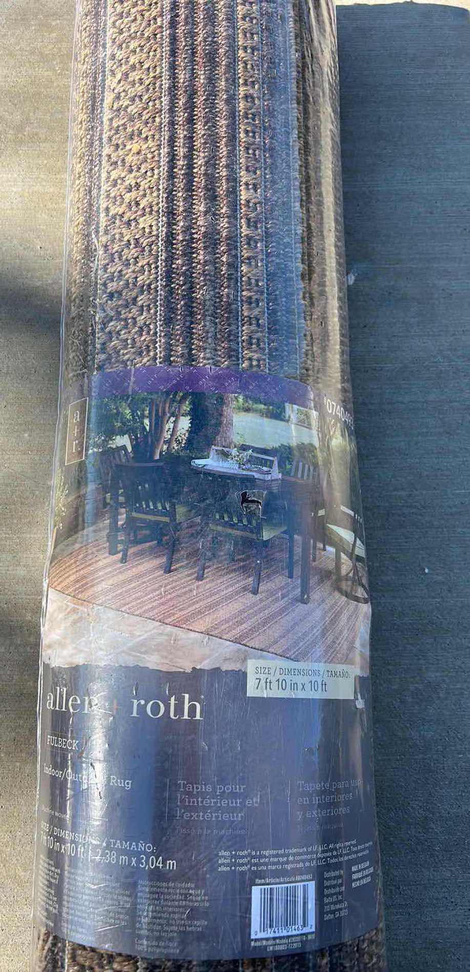 Photo 1 of NEW ALLEN AND ROTH ONDOOR/OUTDOOR RUG 7’10” x 10”