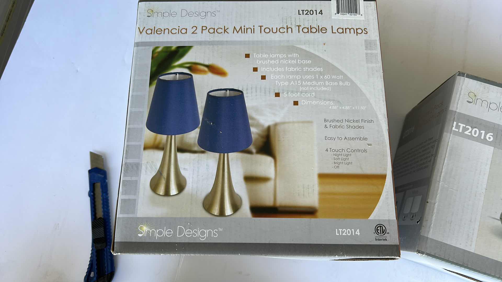 Photo 5 of 2 NEW BOXES MINI TOUCH LAMPS