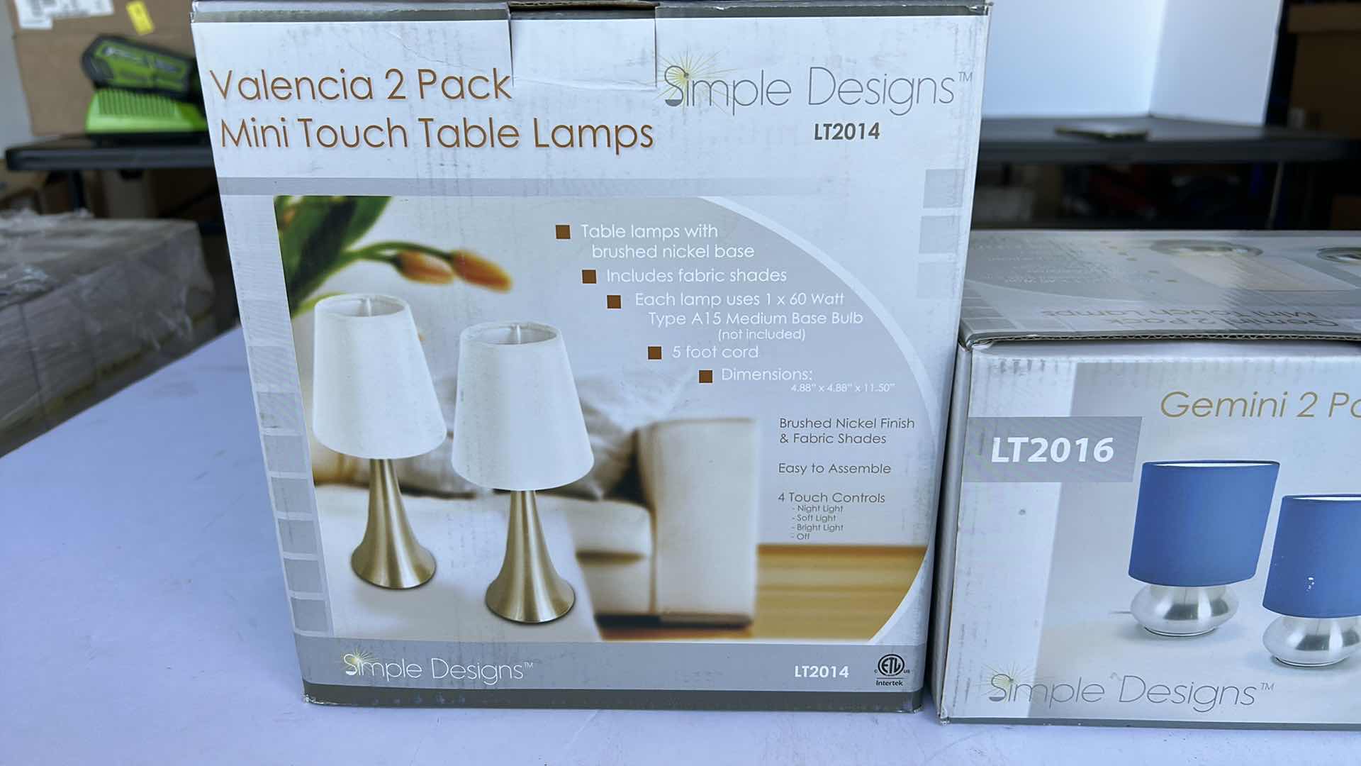 Photo 2 of 2 NEW BOXES MINI TOUCH LAMPS