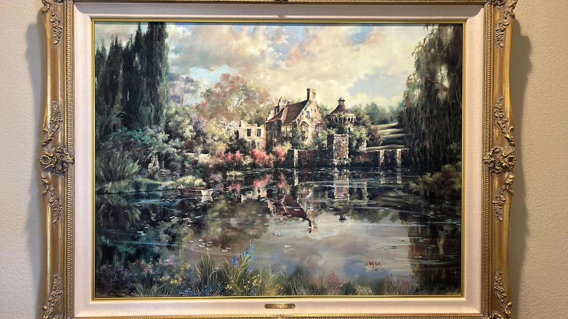 Photo 2 of “SUMMERS SONG, SCOTNEY” BY MARTY BELL PRINT NO 146 WITH COA SINGED ARTWORK ORNATELY FRAMED 43 1/2“ x 34 1/2“ $960