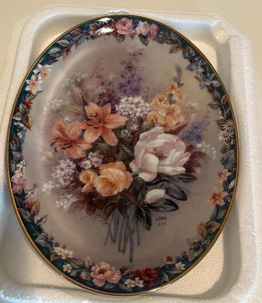 Photo 1 of AUTHENTIC ORIGINAL LIMITED EDITION “MAGICAL” BY LENA LIU PORCELAIN PLATE 6 1/2” x 8 3/4”