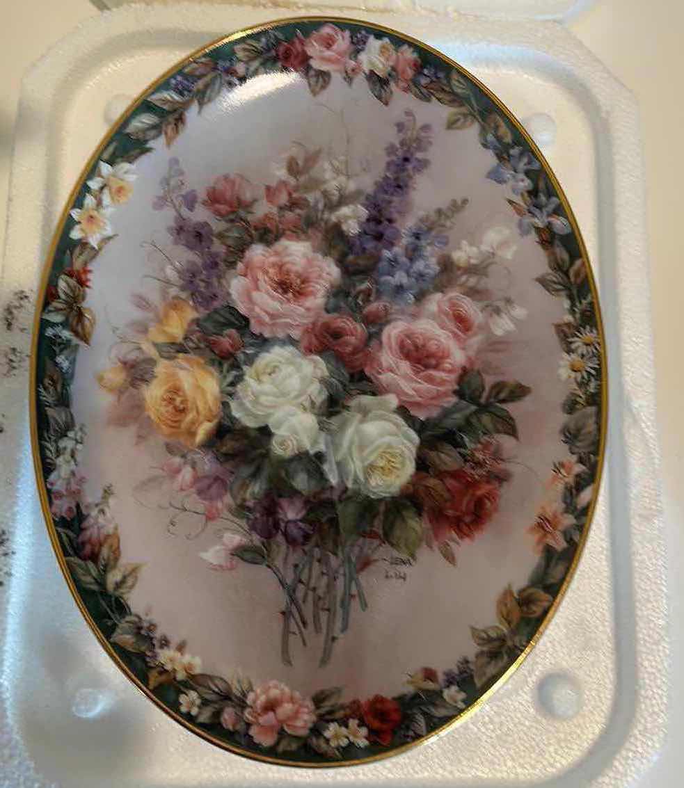 Photo 1 of AUTHENTIC ORIGINAL LIMITED EDITION “GLORY” BY LENA LIU PORCELAIN PLATE 6 1/2” x 8 3/4”