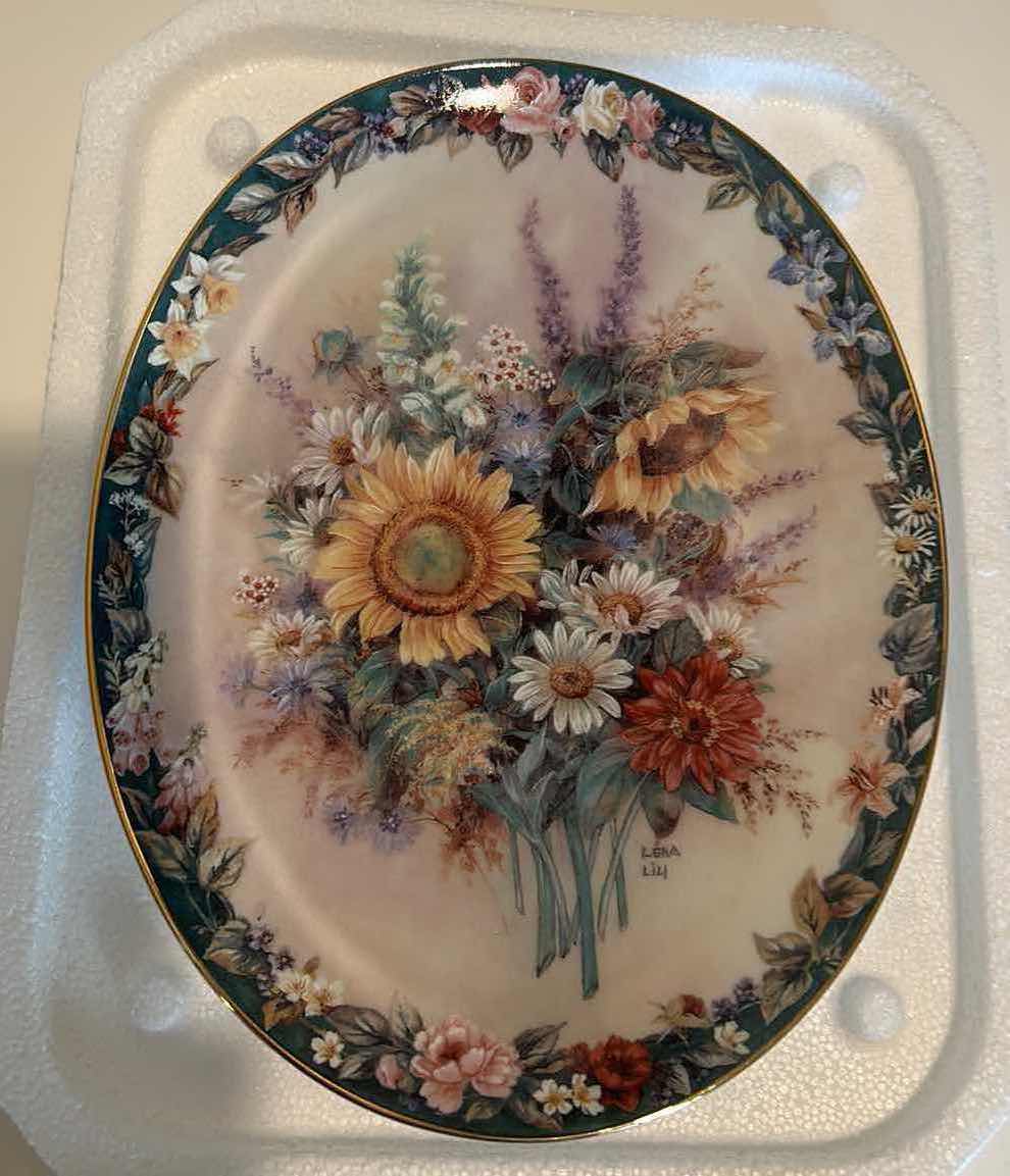 Photo 1 of AUTHENTIC ORIGINAL LIMITED EDITION “RADIANCE” BY LENA LIU PORCELAIN PLATE 6 1/2” x 8 3/4”