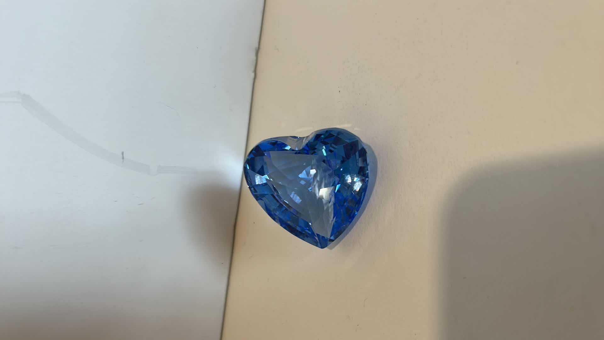 Photo 4 of SWAROVSKI BLUE HEART 1.5”