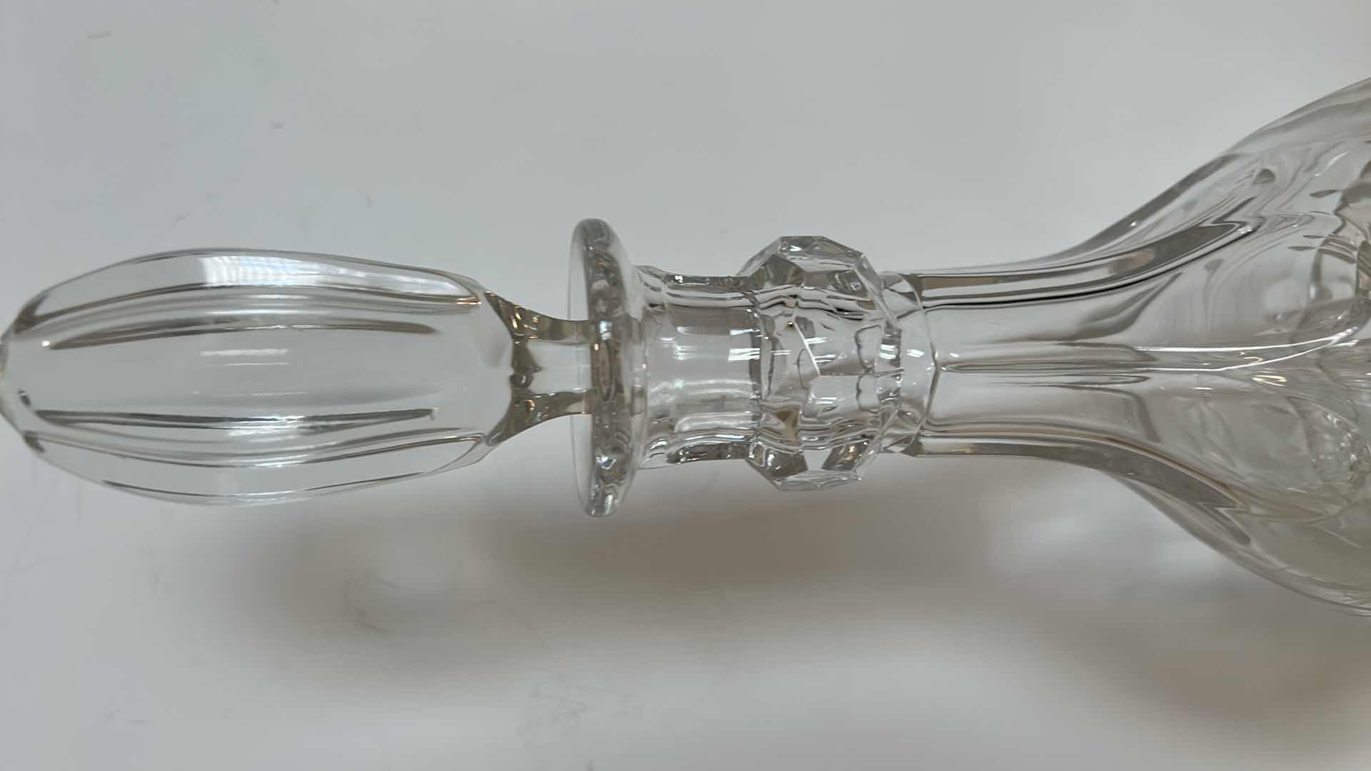 Photo 3 of 13.5” CUT CRYSTAL DECANTER