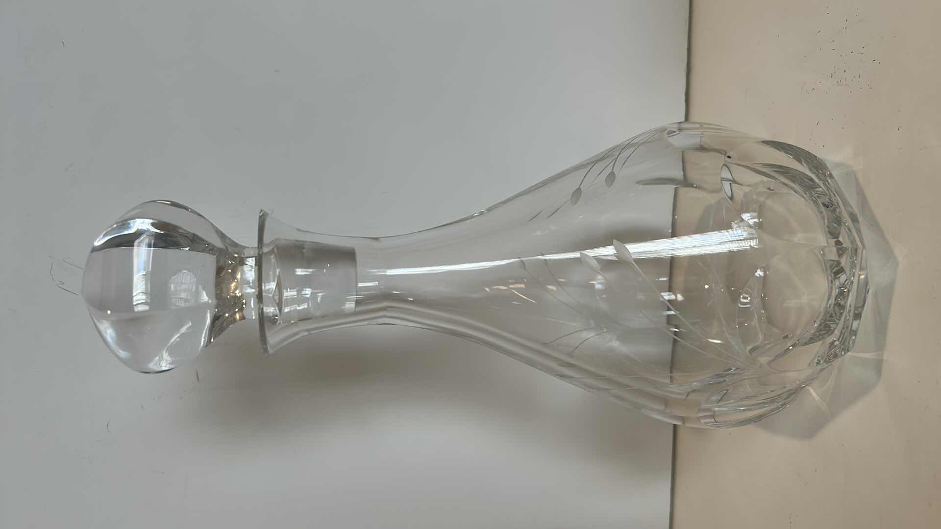 Photo 1 of CRYSTAL DECANTER 10.5”