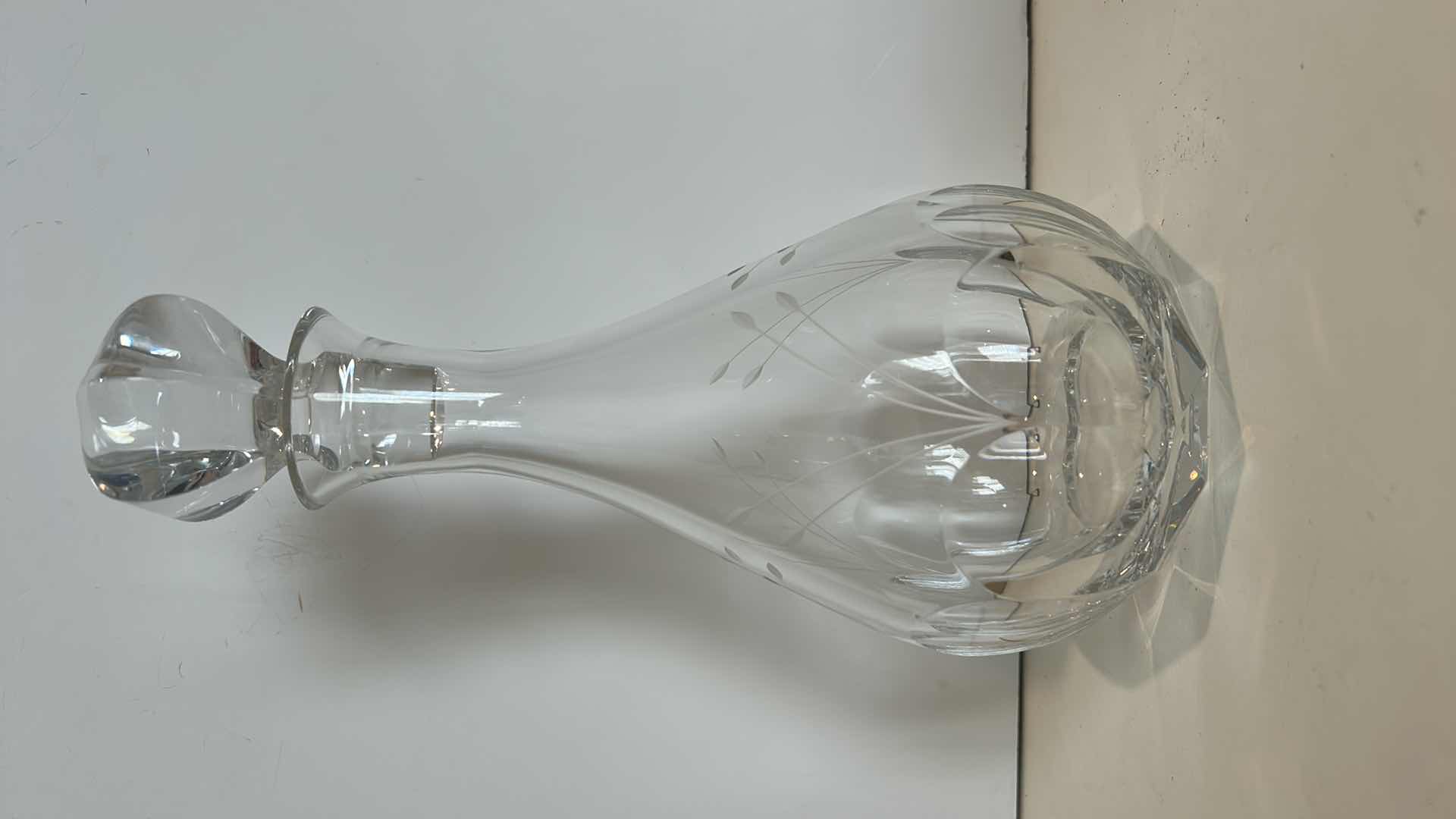 Photo 3 of CRYSTAL DECANTER 10.5”