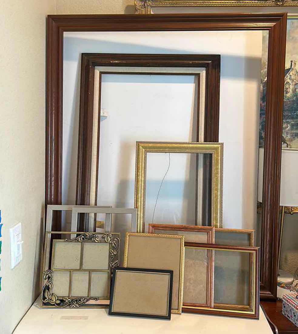 Photo 1 of 11 PIECE FRAME ASSORTMENT LARGEST 34” x 41”