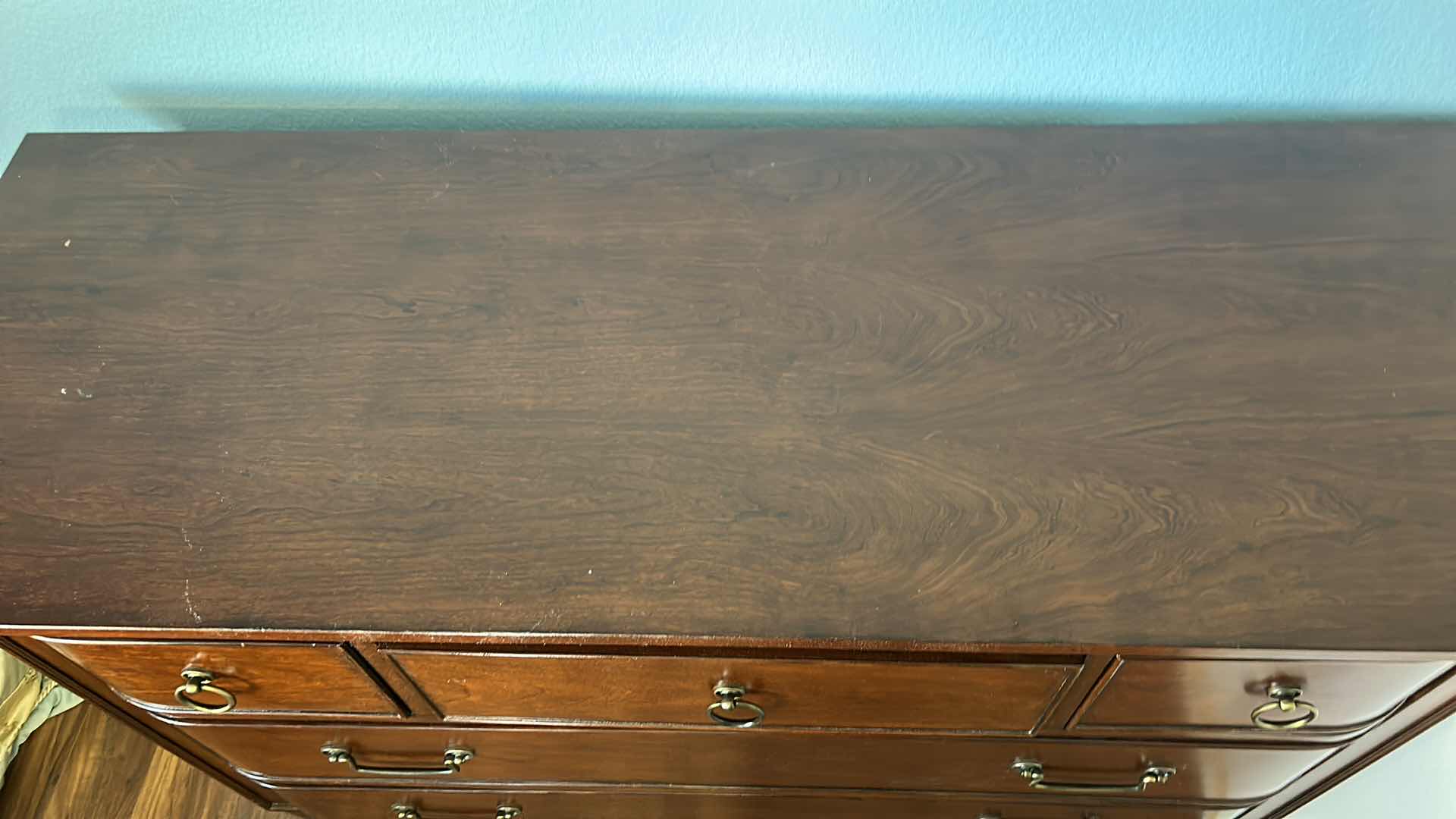 Photo 4 of BETTER HOMES AND GARDEN 5 DRAWER MAHOGANY WOOD DRESSER (ONE DRAWER IS CEDAR LINED) 52“ x 19“ x 38 1/4“