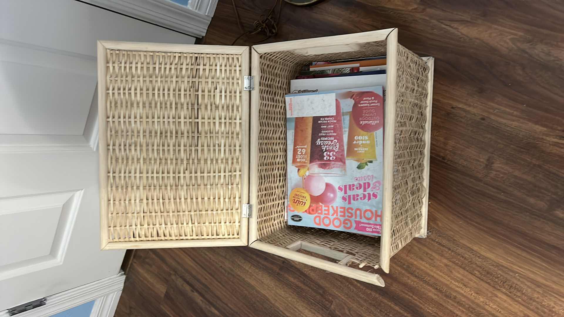 Photo 5 of WICKER TRUNK WITH GOOD HOUSE KEEPING MAGAZINES, CRAFTING AND MORE