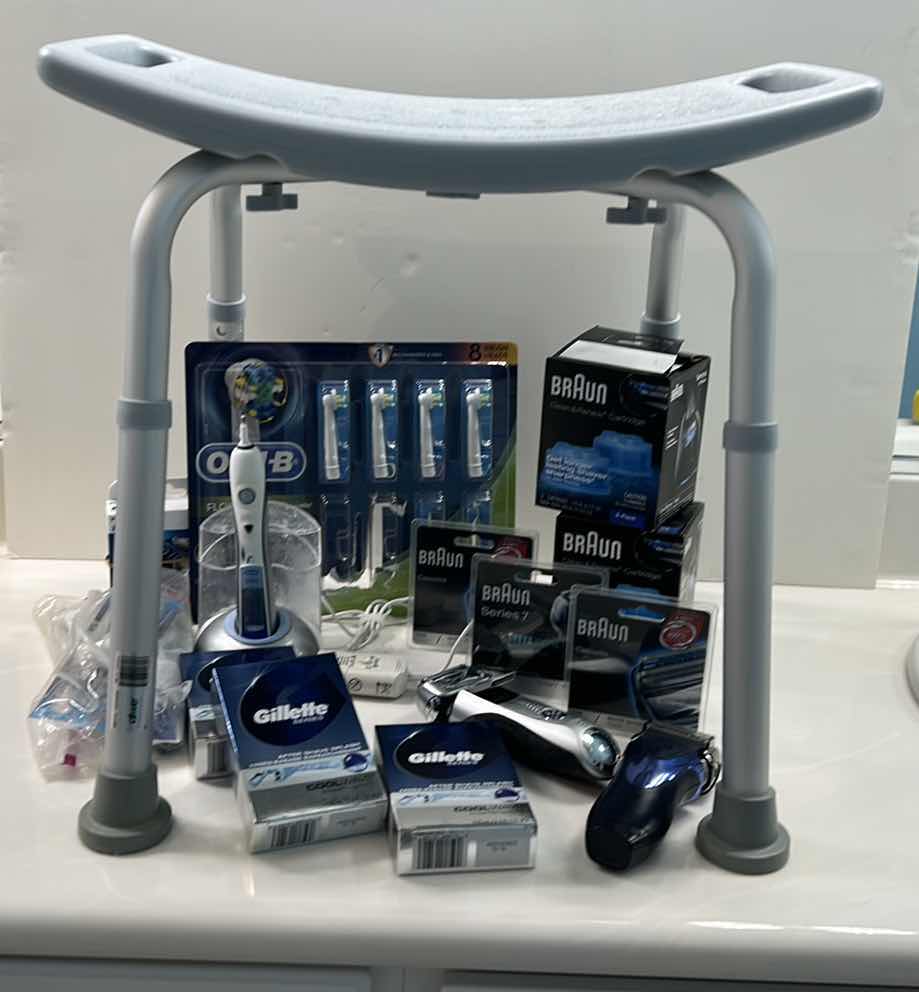 Photo 1 of BRAUN RAZOR, ORAL B, ACCESSORIES AND SHOWER CHAIR