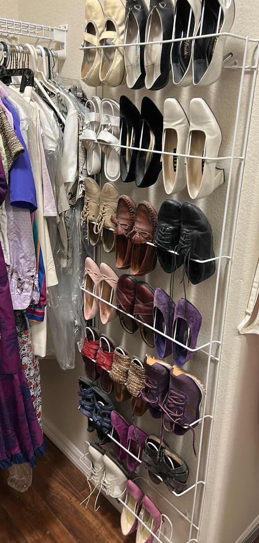 Photo 1 of LADIES SHOES SIZE 5 & 5.5 WITH SHOE RACK