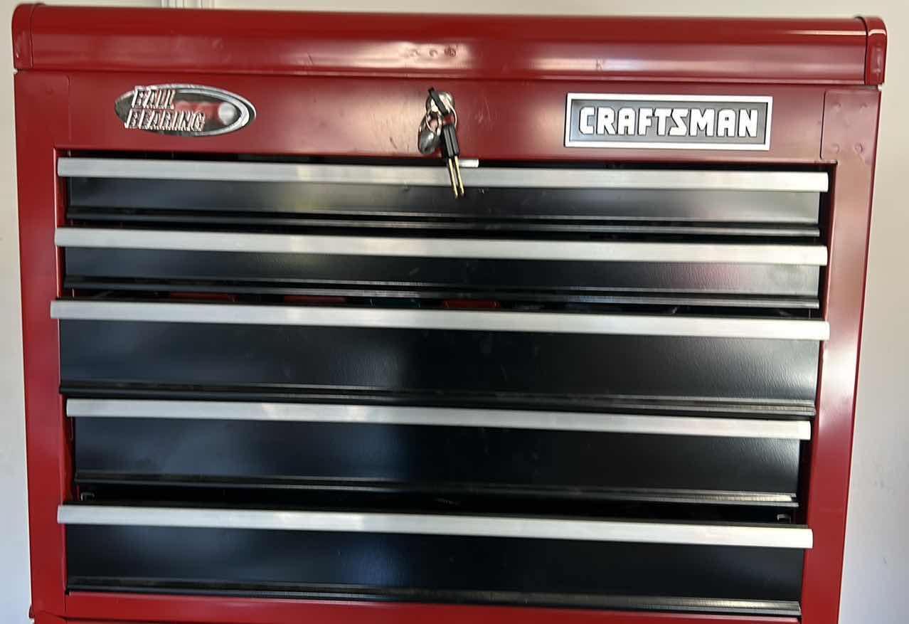 Photo 1 of CRAFTSMAN 5 DRAWER TOOL CHEST WITH TOOLS