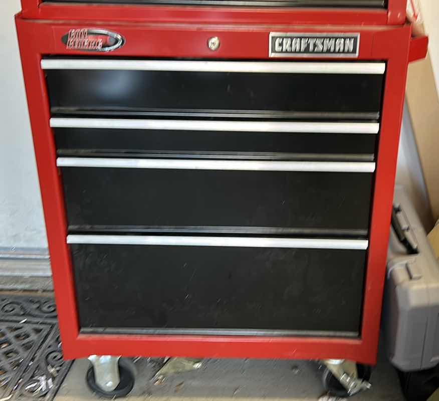 Photo 1 of CRAFTSMAN 4 DRAWER TOOL CHEST WITH TOOLS