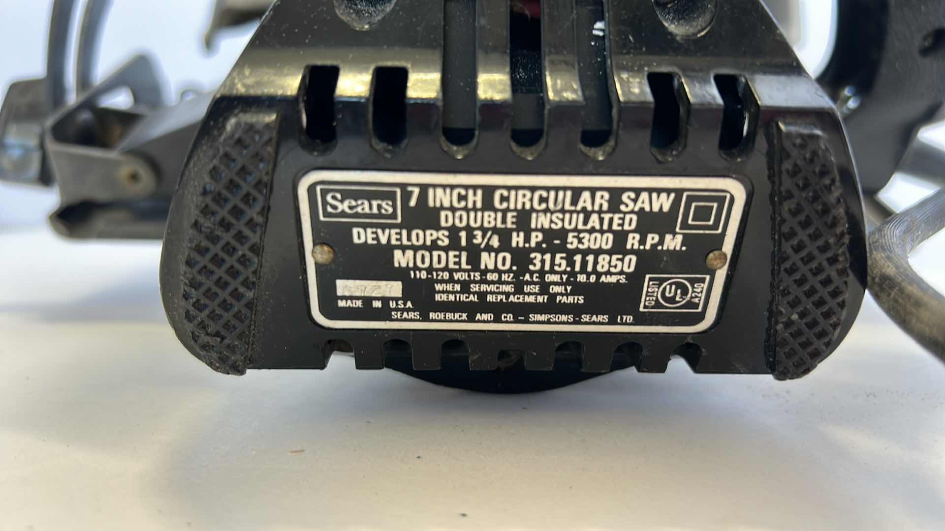 Photo 8 of CRAFTSMAN 7” CIRCULAR SAW AND NEW BLADES