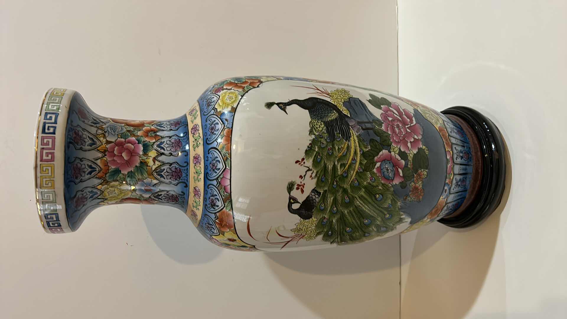 Photo 1 of PORCELAIN VASE WITH STAND H25”