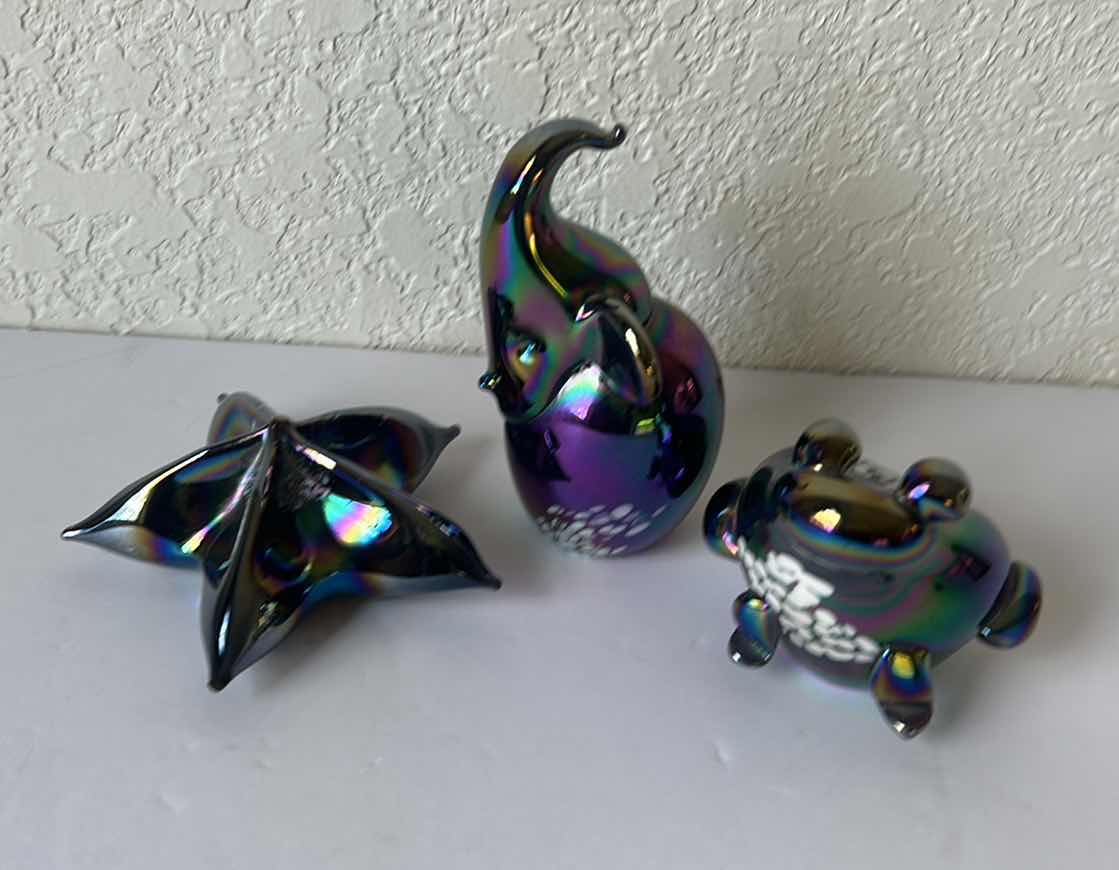 Photo 8 of 3 PELE’S GLASS FIGURINES FROM HAWAII TALLEST 4.5”