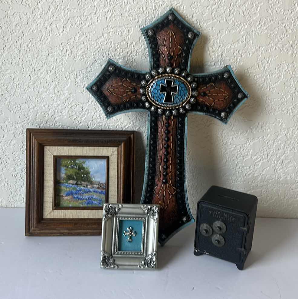Photo 1 of VINTAGE HOME DECOR AND COLLECTIBLES (CROSS 9” x 13”