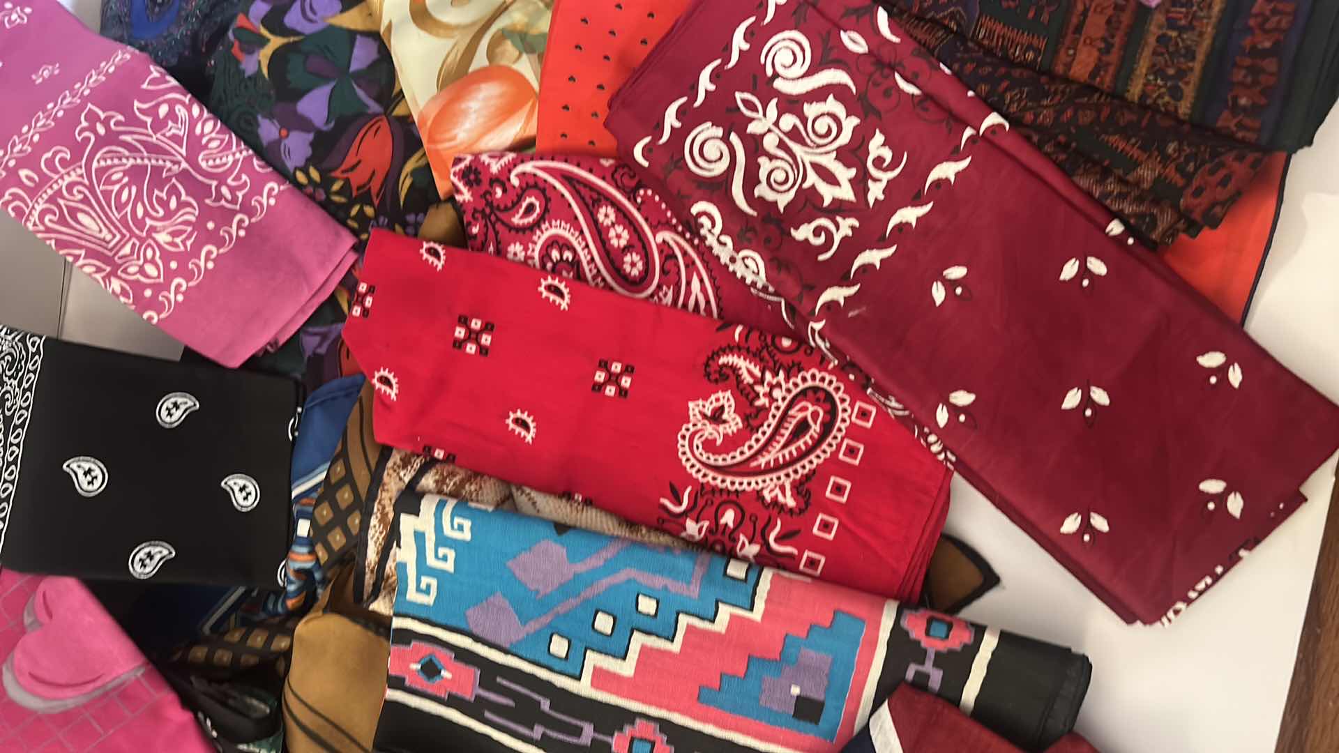 Photo 3 of SCARF AND BANDANA ASSORTMENT