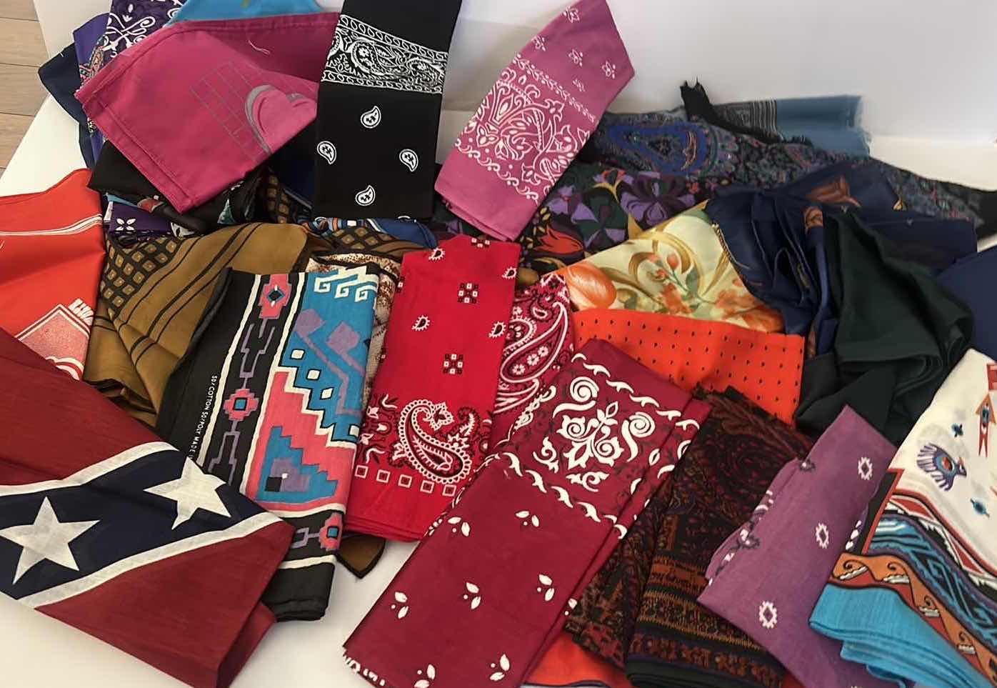 Photo 1 of SCARF AND BANDANA ASSORTMENT