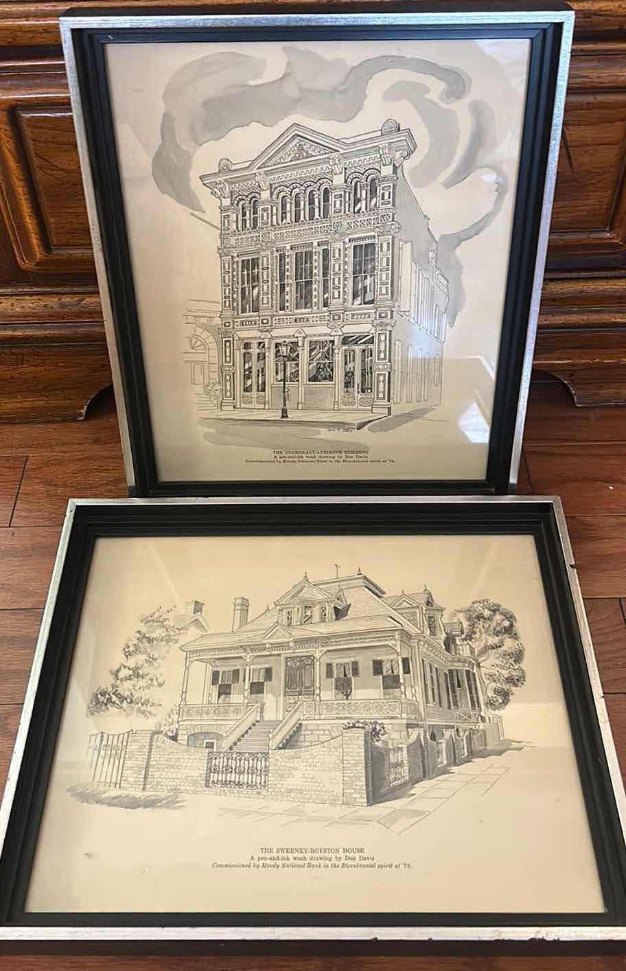 Photo 2 of 2 PEN AND INK DRAWINGS FRAMED ARTWORK12” x 15”