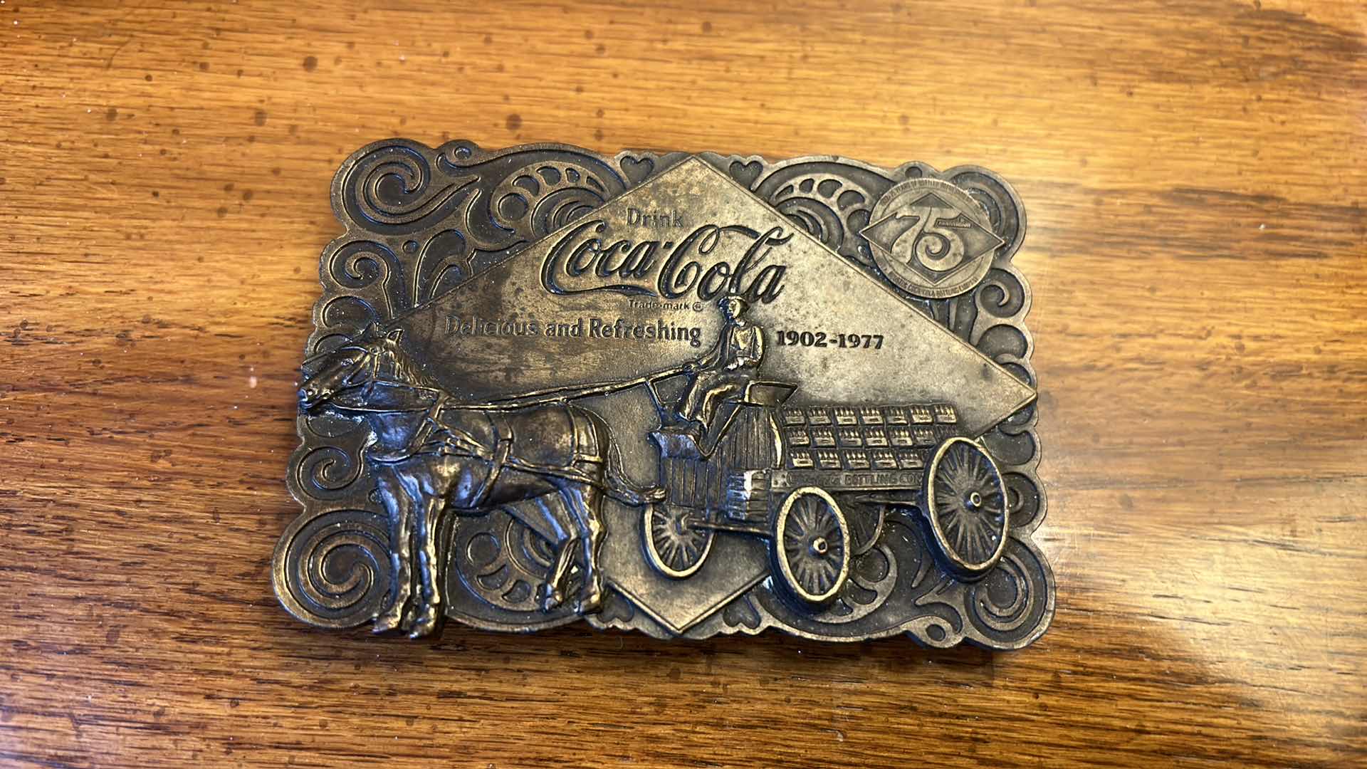 Photo 2 of VINTAGE METAL COCA COLA BELT BUCKLE